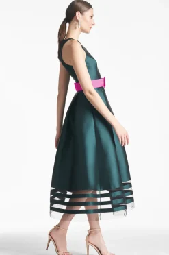 Sachin & Babi Rani Dress - Forest Green Cheap