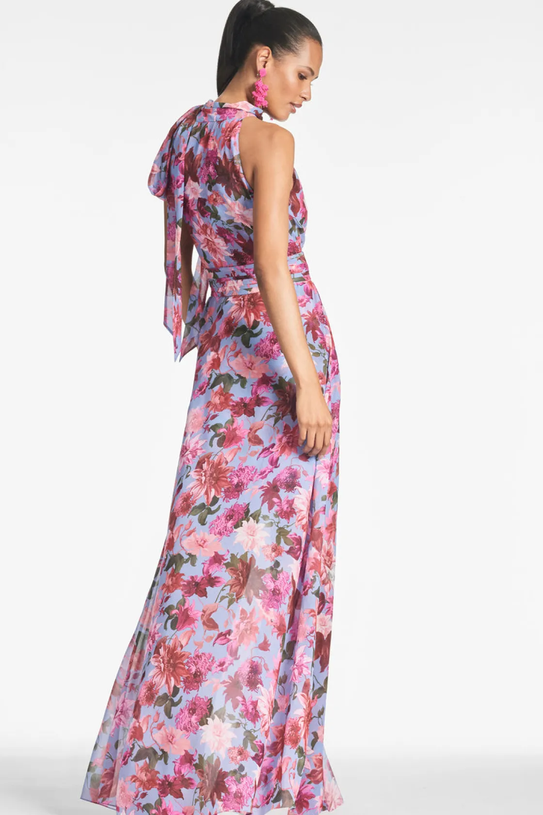 Sachin & Babi Selena Gown - Pink/Periwinkle Dahlia Pink/Periwinkle Dahlia Online
