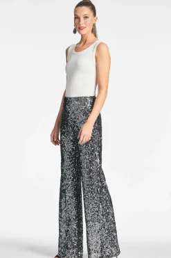 Sachin & Babi Sequin Alli Pant - Gunmetal Hot