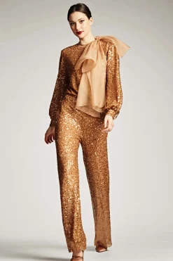 Sachin & Babi Sequin Bri Pant - Honey Online