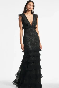 Sachin & Babi Serafina Gown - Black Store