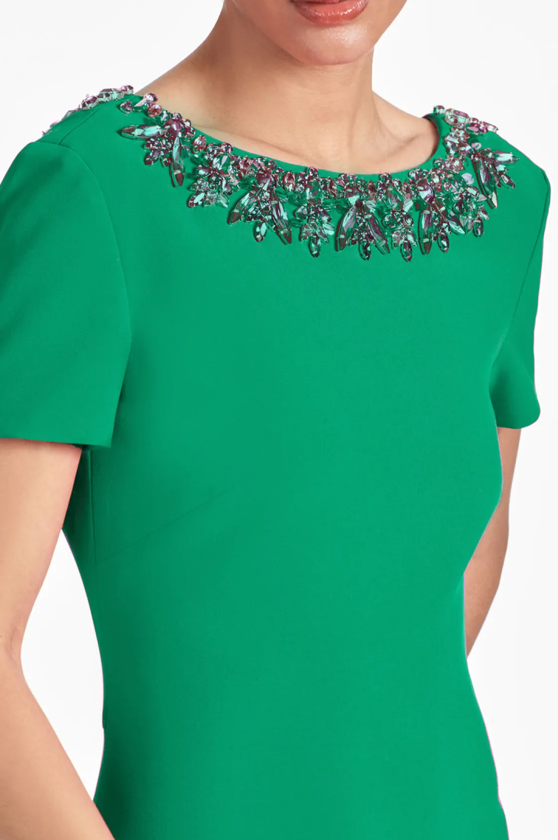 Sachin & Babi Shiloh Gown - Cadmium Green Store