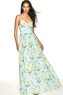 Sachin & Babi Sienna Gown - Sky Citrine Floral Online