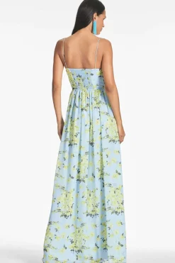Sachin & Babi Sienna Gown - Sky Citrine Floral Online