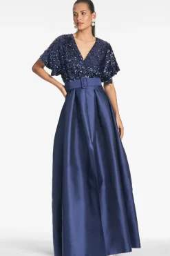 Sachin & Babi Simone Gown - Night Sky Sale