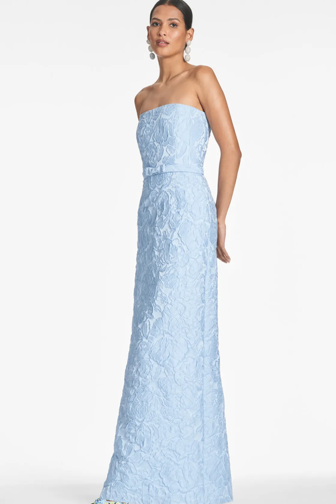 Sachin & Babi Sophia Gown - Ice Blue Outlet