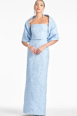 Sachin & Babi Sophia Gown - Ice Blue Outlet