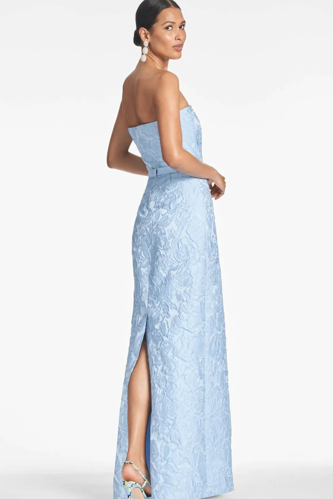 Sachin & Babi Sophia Gown - Ice Blue Outlet