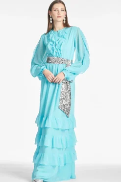 Sachin & Babi Venus Gown - Blue Topaz Best Sale