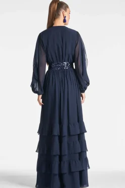 Sachin & Babi Venus Gown - Midnight Discount
