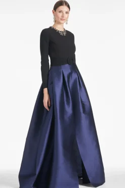 Sachin & Babi Victoria Gown - Black/Navy Black/Navy Best Sale