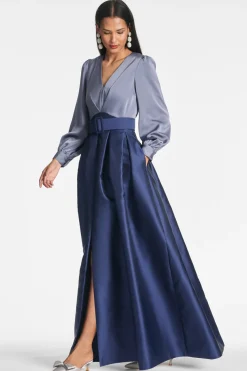 Sachin & Babi Zoe Gown - Cool Grey/Night Sky Smokey Slate/Night Sky Cheap