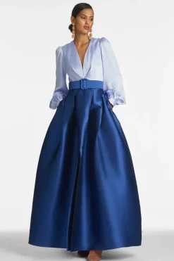 Sachin & Babi Zoe Gown - Periwinkle u0026 Eclipse Periwinkle & Eclipse New