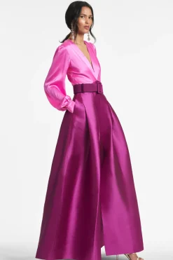 Sachin & Babi Zoe Gown - Pink/Magenta Pink & Magenta Discount