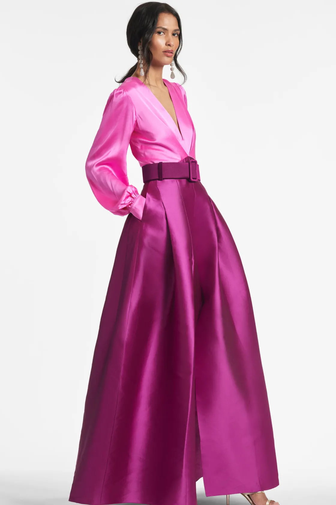 Sachin & Babi Zoe Gown - Pink/Magenta Pink & Magenta Discount