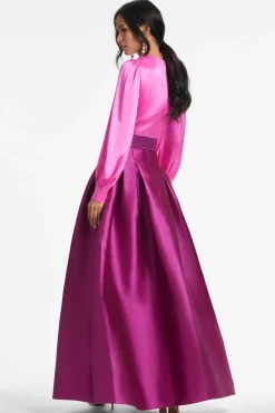 Sachin & Babi Zoe Gown - Pink/Magenta Pink & Magenta Discount