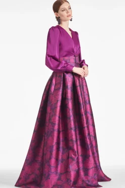 Sachin & Babi Zoe Gown - Sparkling Grape/Magenta Bloom Sparkling Grape/Magenta Bloom Discount