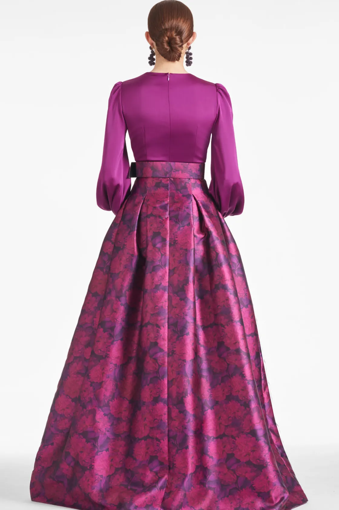 Sachin & Babi Zoe Gown - Sparkling Grape/Magenta Bloom Sparkling Grape/Magenta Bloom Discount